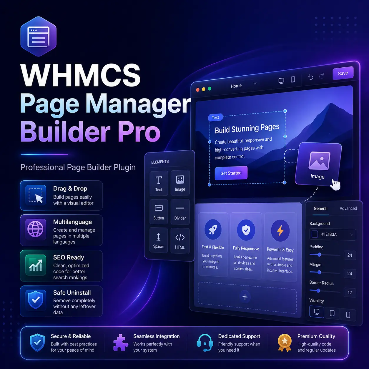 WHMCS Page Manager Builder